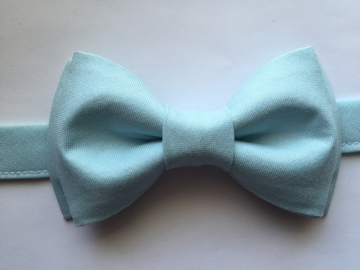 Light Blue Bow Tie and Grey Suspenders Set. Adult/Kids