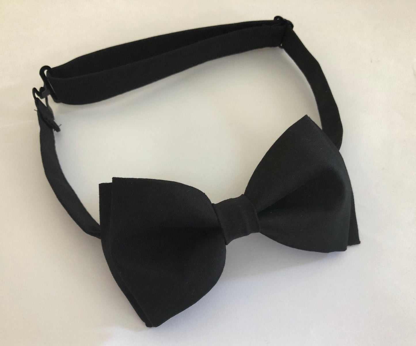 Black Bow Tie. Kids/Adults. Classic Black Bow Tie