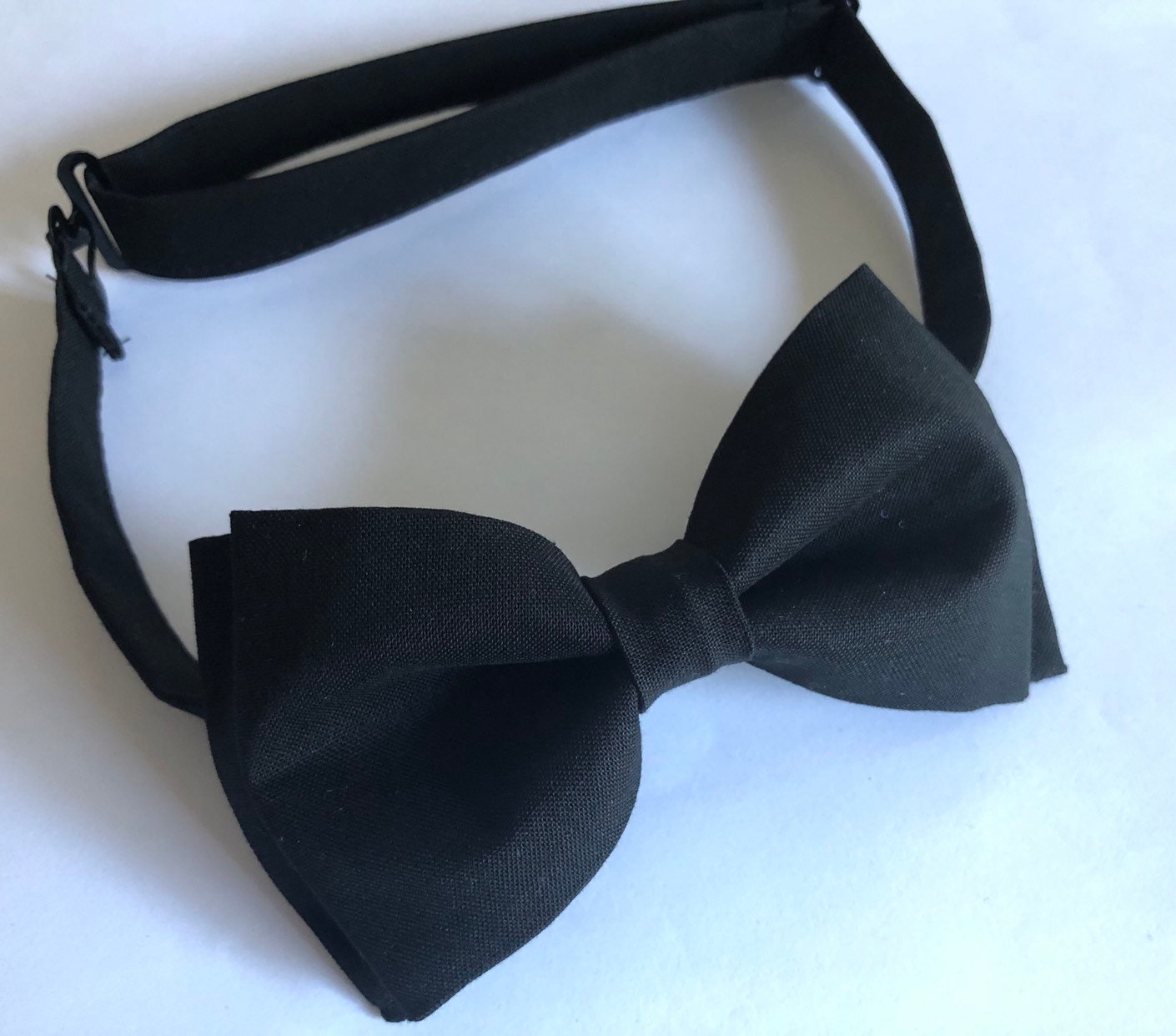 Black Bow Tie. Kids/Adults. Classic Black Bow Tie