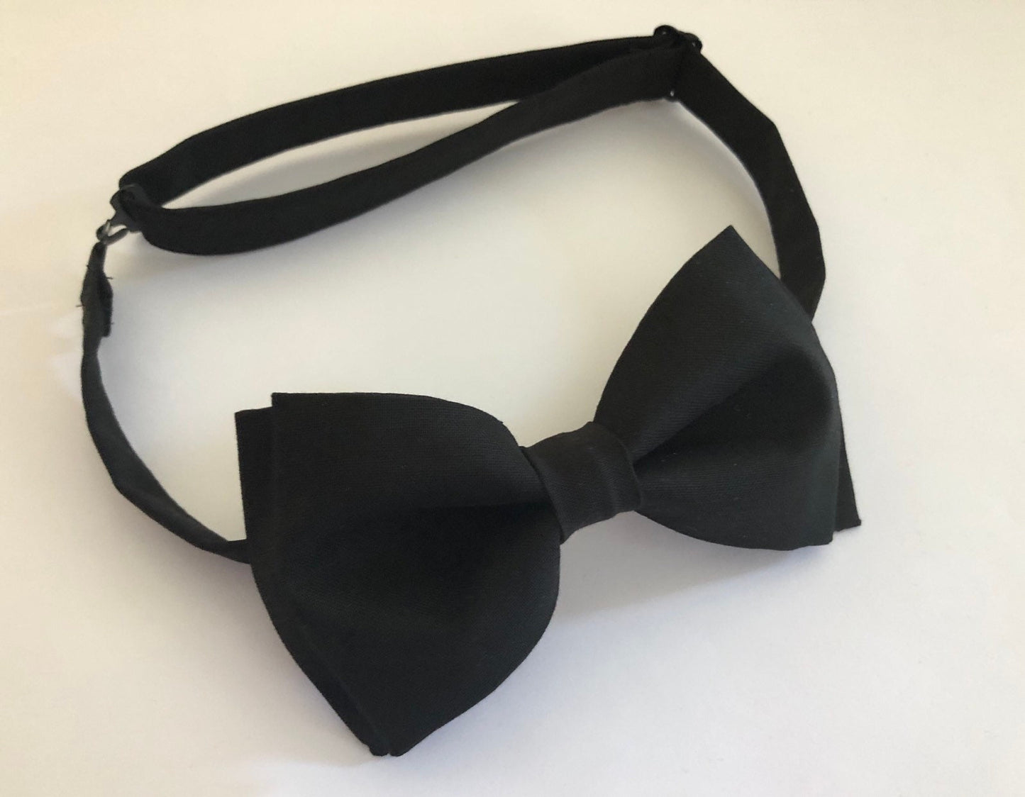 Black Bow Tie. Kids/Adults. Classic Black Bow Tie