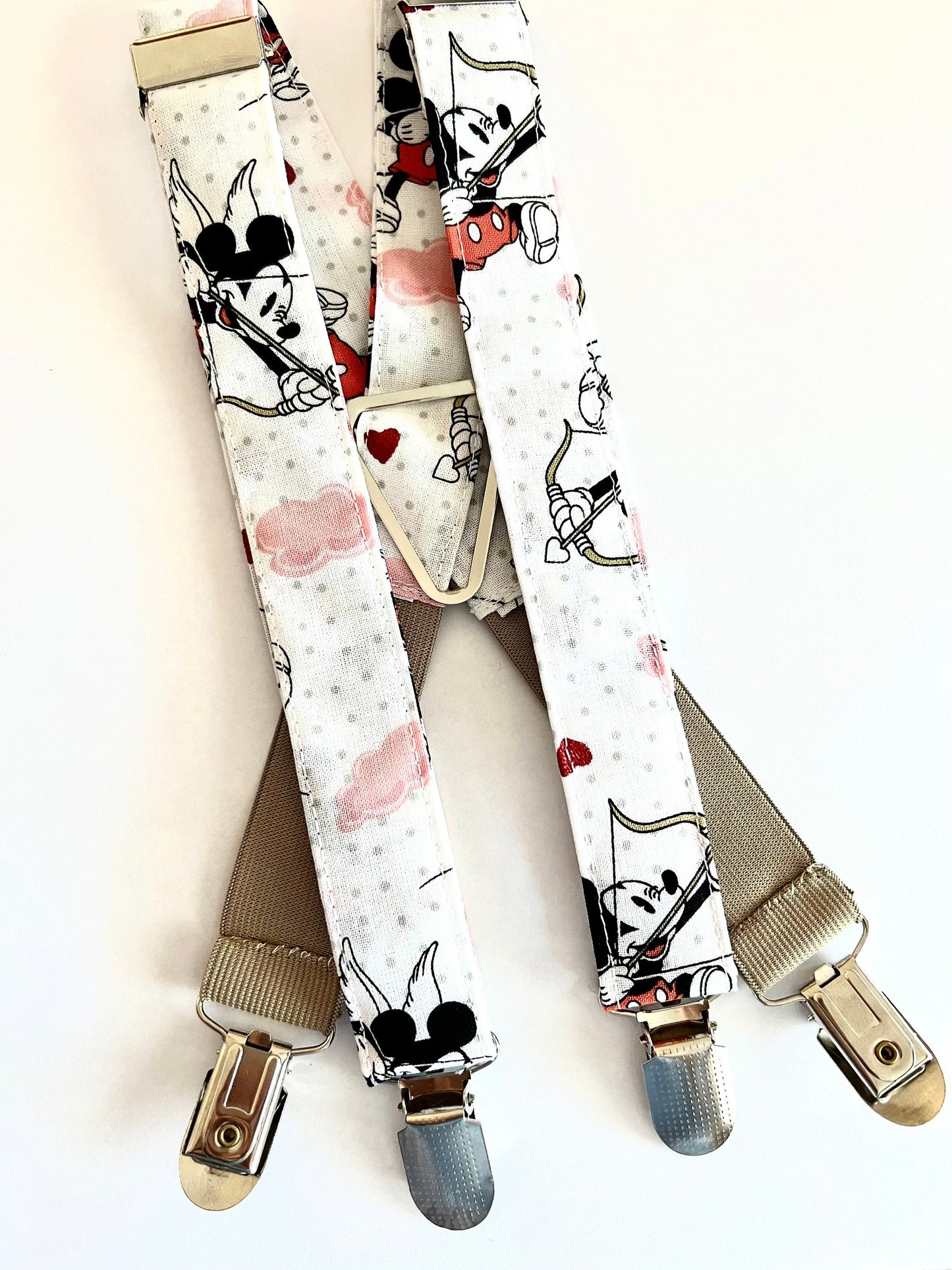 Valentine’s Cupid Suspenders/ Bow Tie Set! Kids Valentine’s Suspenders and Bow Tie. Cupid Suspenders.