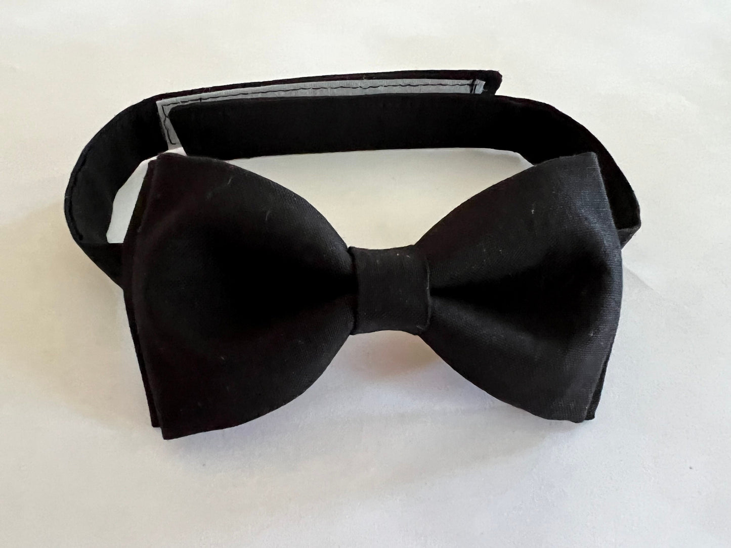 Black Bow Tie and Silver Glitter Suspenders set. /Adults/ Kids