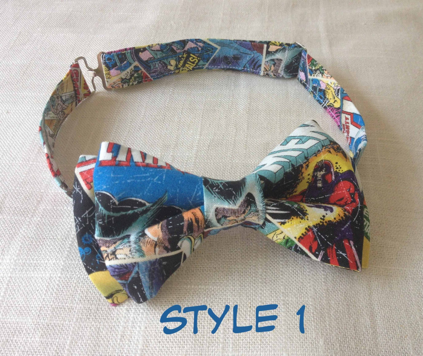 X-Men, Wolverine, & Magneto Superhero Marvel Comics Bow Tie!