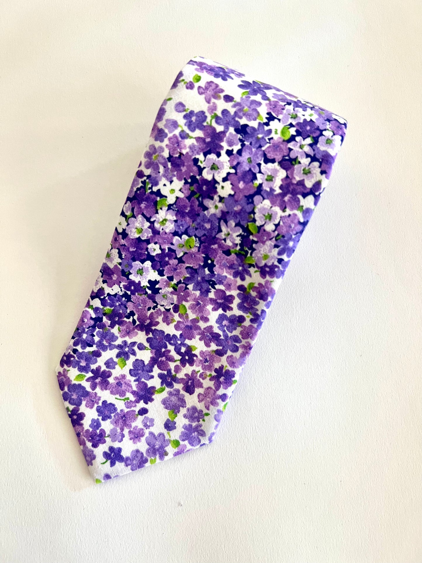 Lilac Floral Lavender Necktie