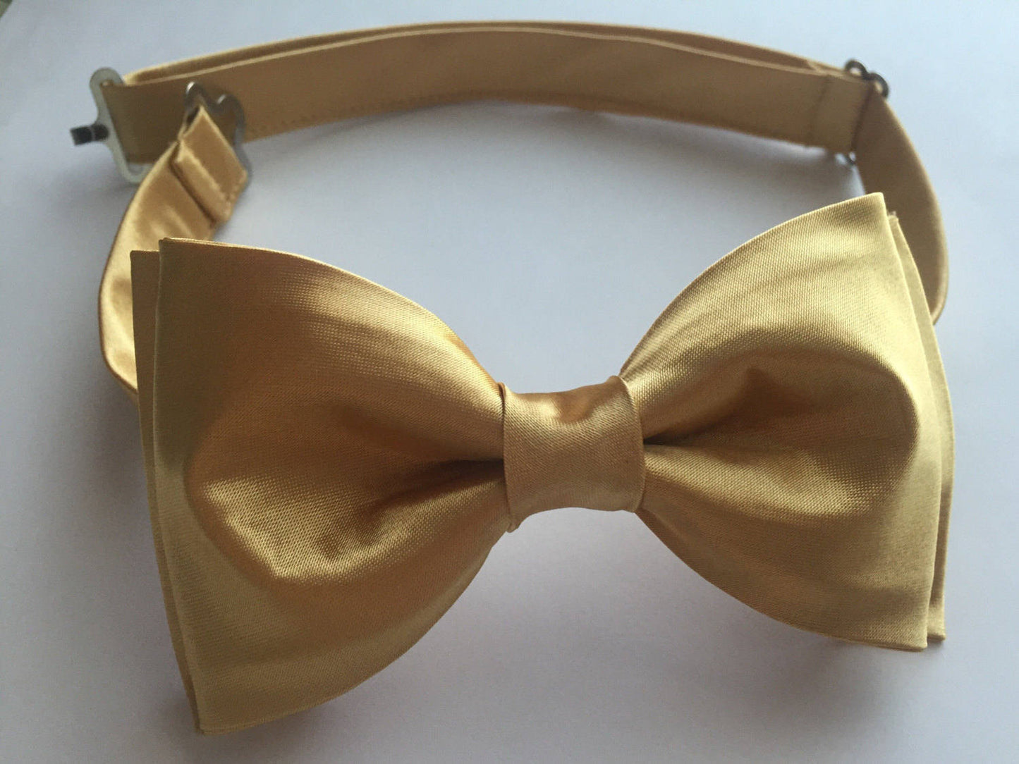 Gold bow tie and Navy Blue Suspenders set. /Adults/ Kids