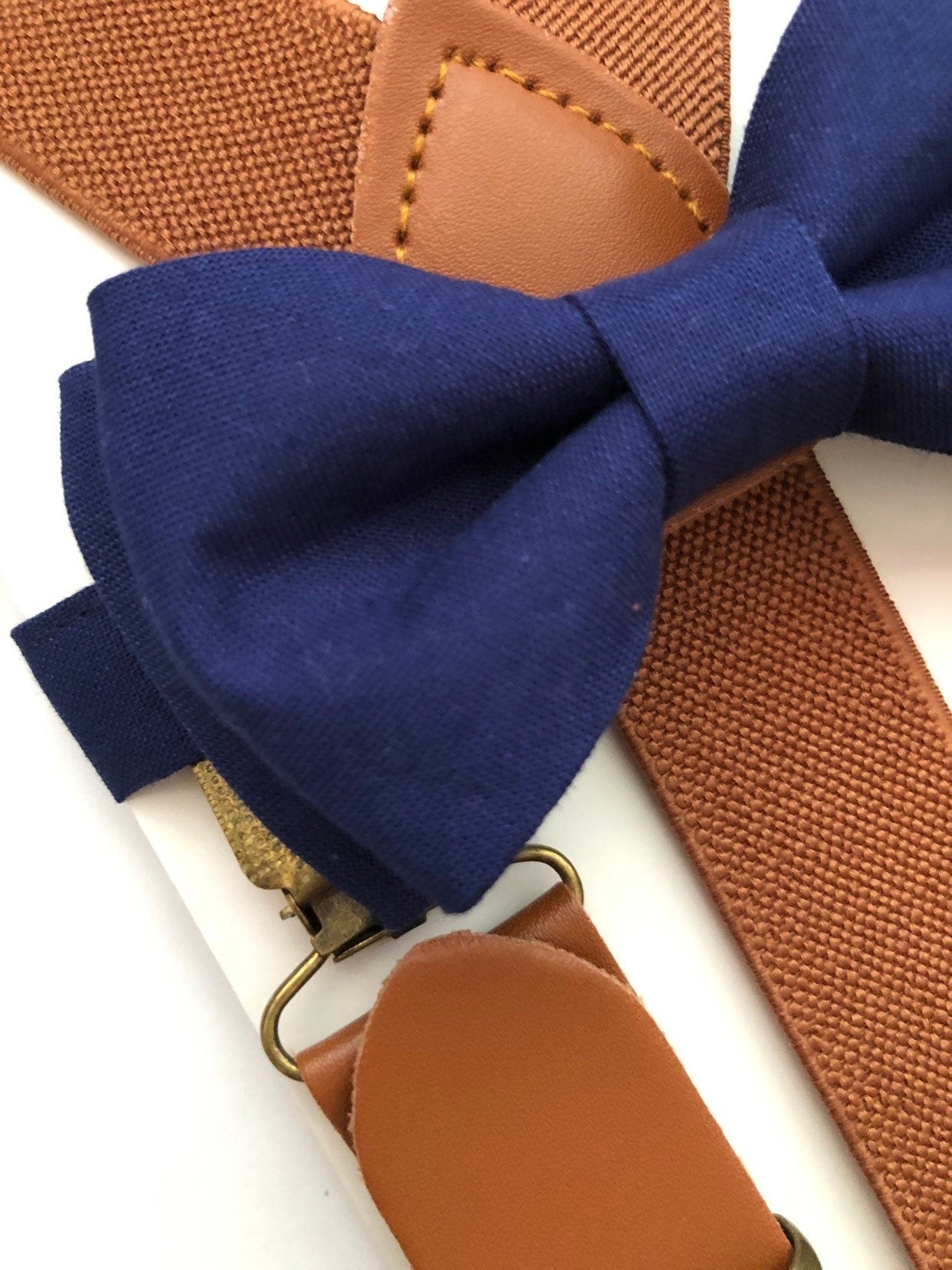 Blue Bow Ties and Suspenders (Blue)