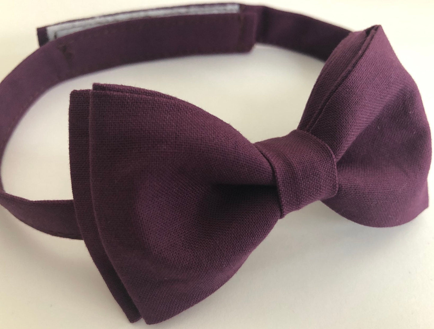 Eggplant Purple Bow Tie and Purple Suspenders Set. Adults/Kids