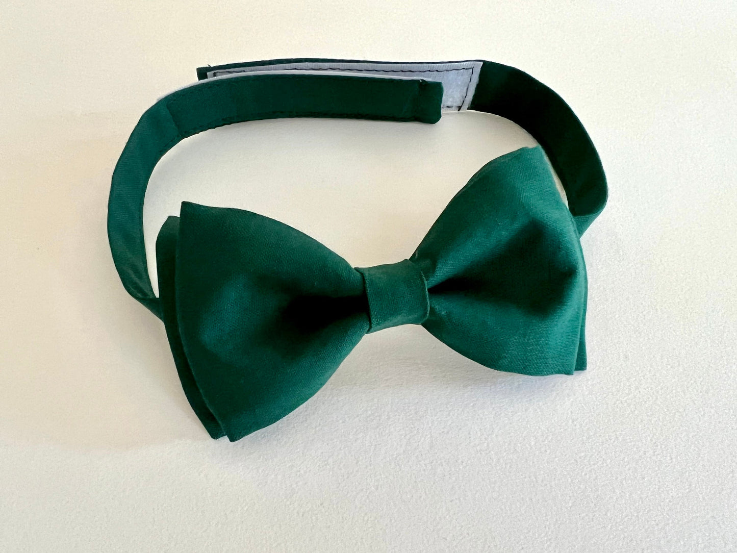 Dark Green Bow Tie Cognac Elastic Suspenders Set